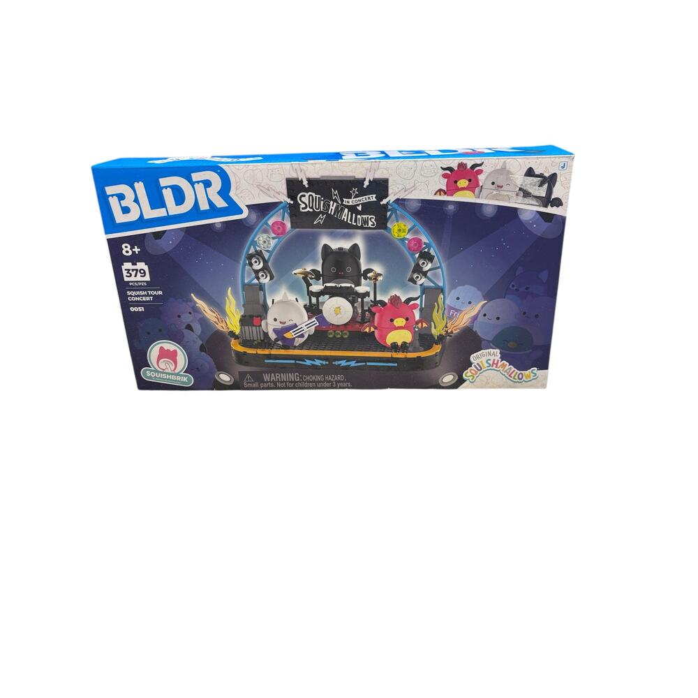 BLDR Squishmallows In Concert Building Set Squishbrick Stage Toy NIB